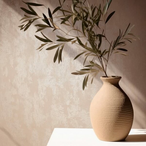 Tapete Beige, Creme, Marburg Vliestapete (35131)