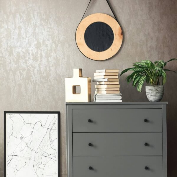 Tapete Beige, Creme, Marburg Vliestapete (35133)