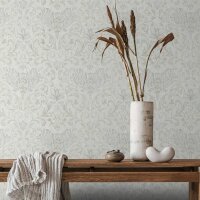 Tapete Grau, Silber, Marburg Vliestapete (35148)