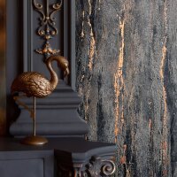 Tapete Gold, Kupfer, Marburg Vliestapete (35156)