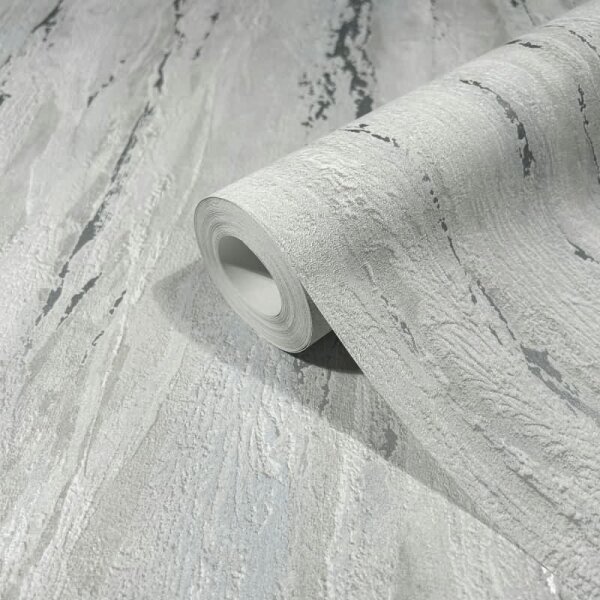 Tapete Grau, Silber, Marburg Vliestapete (35160)