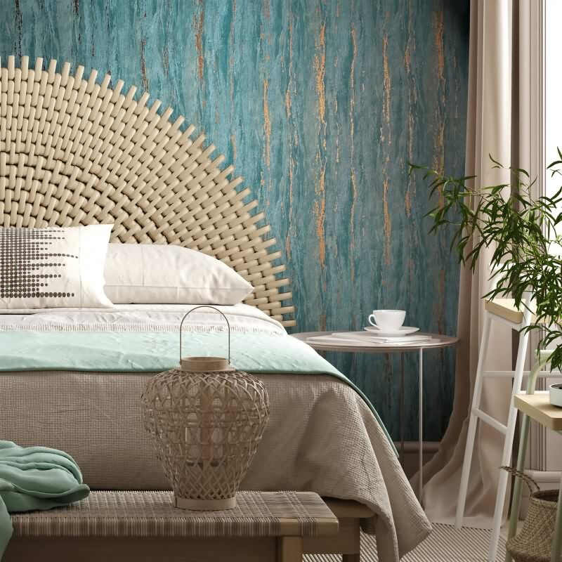 Tapete Blau, Marburg Vliestapete (35167)