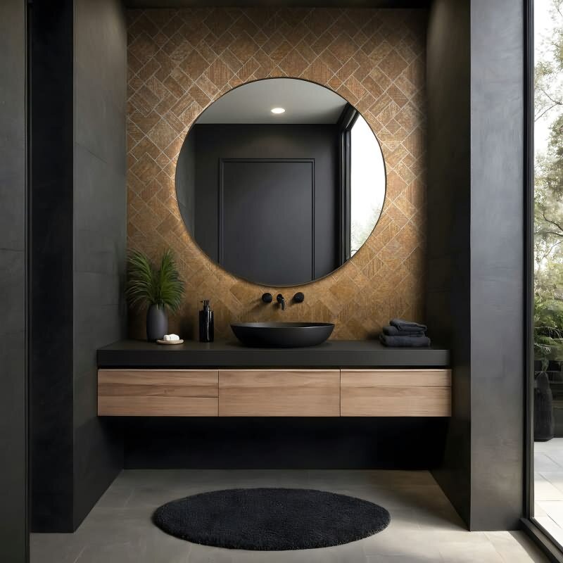 Vliestapete in Gold Karriert, Rautenmuster Grafisch Geometrisch für Wohnzimmer Schlafzimmer Küche (35513)