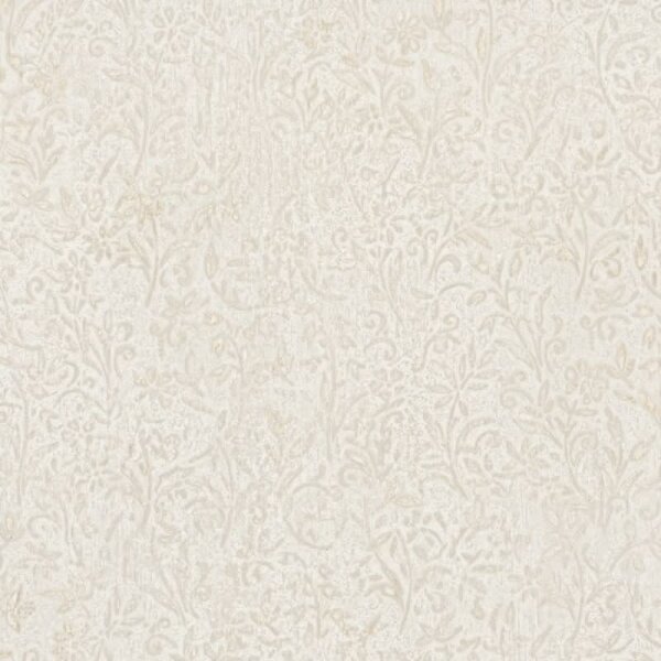 Vliestapete in Beige Blattmotiv Floral Natur für Wohnzimmer Schlafzimmer Küche (35531)