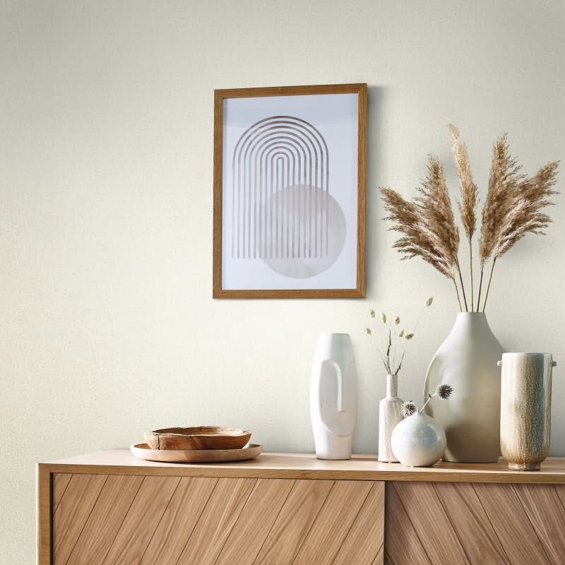Vliestapete in Beige Strukturierte Putzoptik Uni für Wohnzimmer Schlafzimmer Küche (35545)