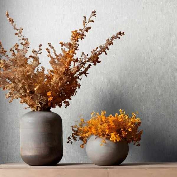 Vliestapete in Weiß, Grau Betonoptik Uni Modern für Wohnzimmer Schlafzimmer Küche (35549)