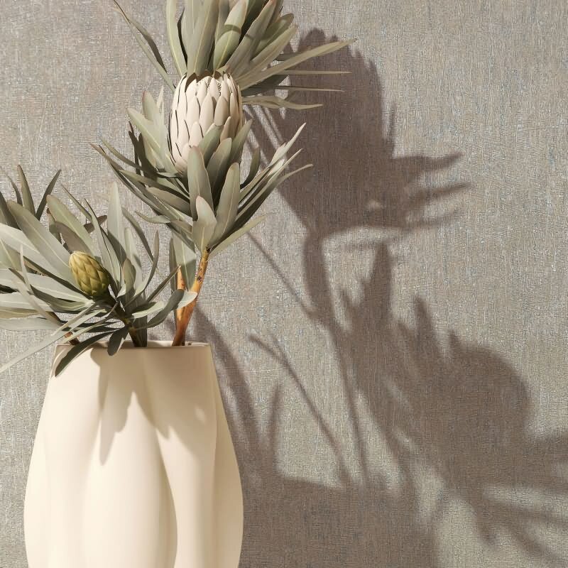 Vliestapete in Beige Betonoptik Uni Modern für Wohnzimmer Schlafzimmer Küche (35550)