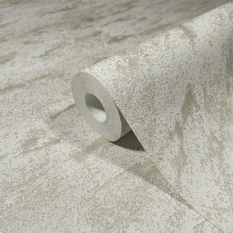 Vliestapete in Marmoroptik mit leichter Struktur weiß, beige Putzoptik (86523)