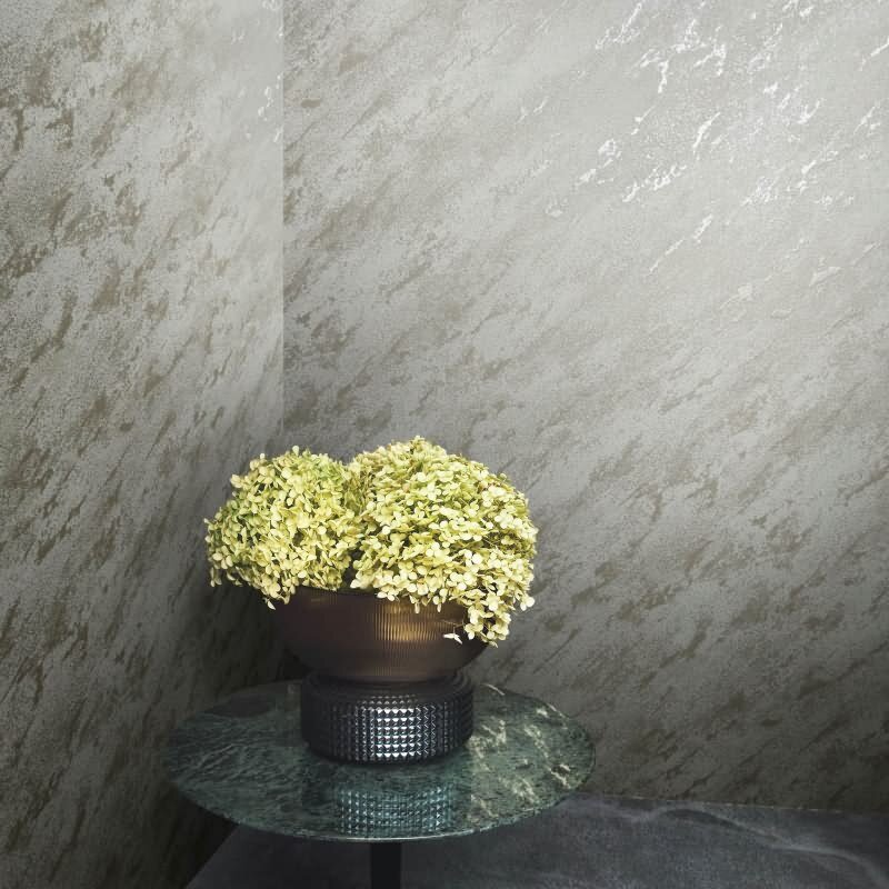 Vliestapete in Marmoroptik mit leichter Struktur weiß, beige Putzoptik (86523)