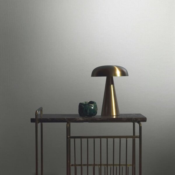 Vliestapete in einfarbiger Textiloptik beige Uni (86534)