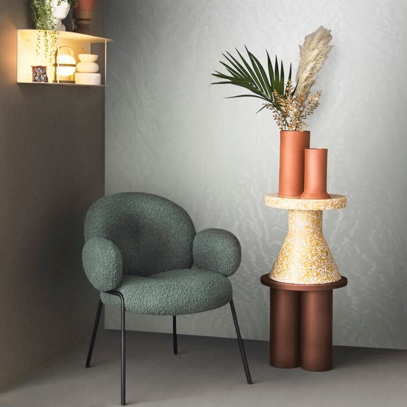 Vliestapete in schimmernder Marmoroptik weiß Metalloptik (86540)