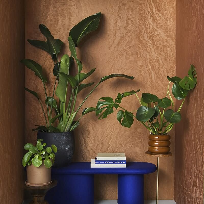 Vliestapete in schimmernder Marmoroptik kupfer Metalloptik (86545)