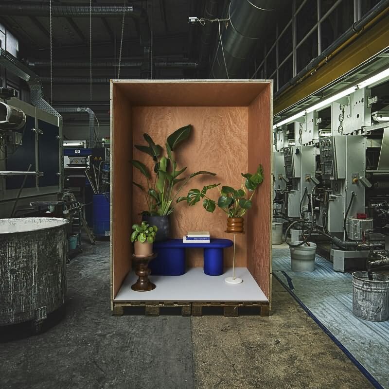 Vliestapete in schimmernder Marmoroptik kupfer Metalloptik (86545)