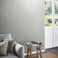 Vliestapete mit strukturiertem Glasperlen Motiv in beige...