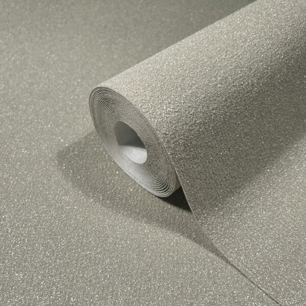 Vliestapete in Textiloptik mit grober Struktur beige Uni (86553)