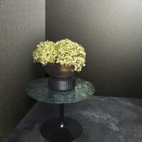 Vliestapete in Textiloptik mit grober Struktur grau Uni...