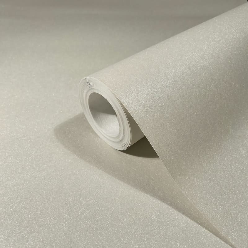 Vliestapete in Textiloptik mit grober Struktur beige Metalloptik (86558)