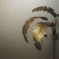 Vliestapete mit gl&auml;nzendem Uni-Look beige...