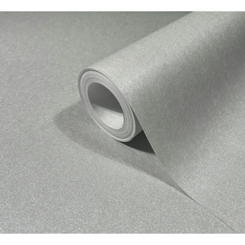 Vliestapete mit glänzendem Hammerschlag Motiv grau, beige Metalloptik (86570)