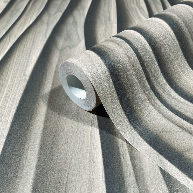 Vliestapete in beige, braun Putzoptik Illusion 3D-Optik Modern (81665)