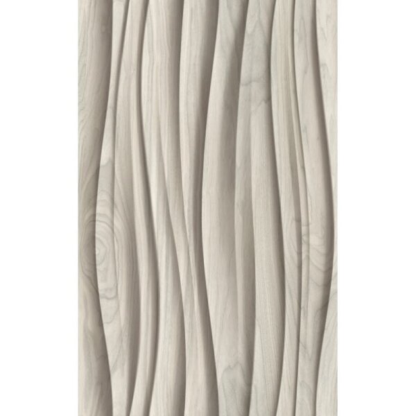 Vliestapete in beige 3D-Effekt Holzoptik Paneel Gewebestruktur Holz Modern (81666)