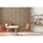 Vliestapete in braun 3D-Effekt Holzoptik Paneel Gewebestruktur Holz Modern (81667)