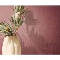 Vliestapete in rot leichte Struktur Uni Modern (82467)