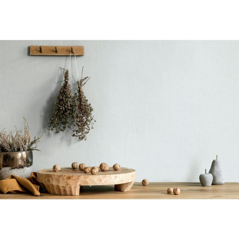 Vliestapete in weiß leichte Struktur Uni Modern (82473)