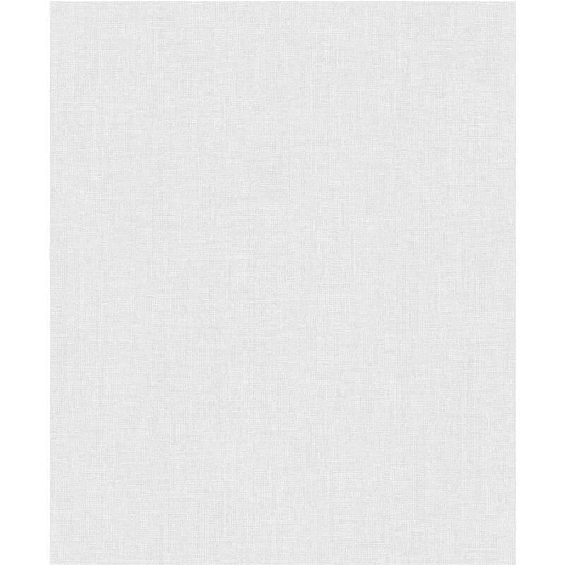 Vliestapete in weiß leichte Struktur Uni Modern (82473)