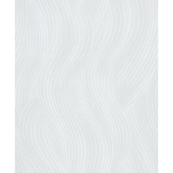 Vliestapete in weiß Wellenoptik Struktur Grafisch Modern (82476)