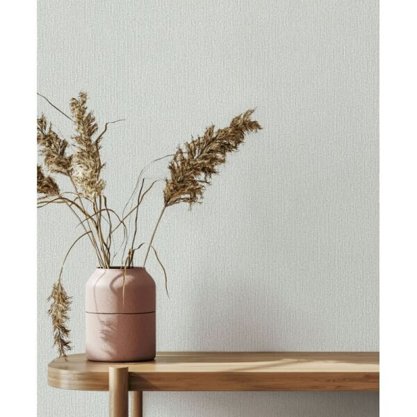 Vliestapete in grau, beige Struktur Uni Modern (82479)