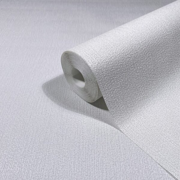 Vliestapete in weiß Struktur Uni Modern (82481)