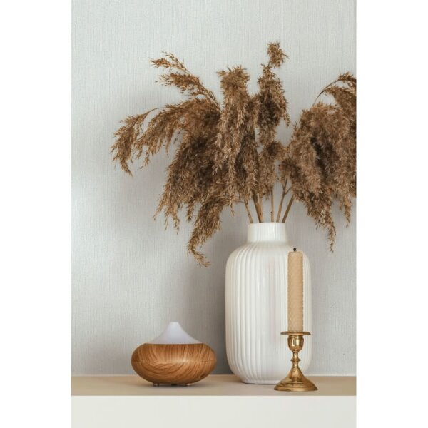 Vliestapete in weiß Struktur Uni Modern (82481)