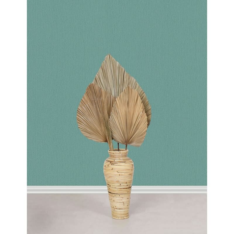 Vliestapete in grün Struktur Uni Modern (82484)