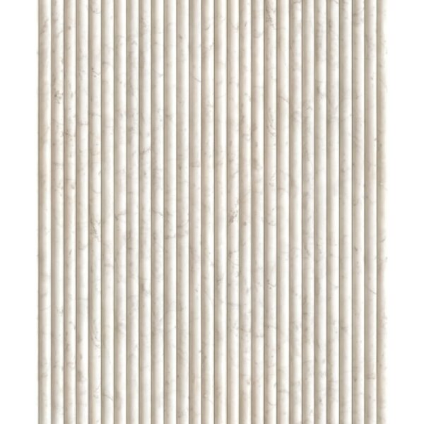 Vliestapete in beige Marmoroptik Stein Paneel Streifen Klassisch (89006)