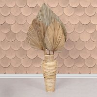 Vliestapete in Orange 3D-Optik Schuppenoptik vintage used...