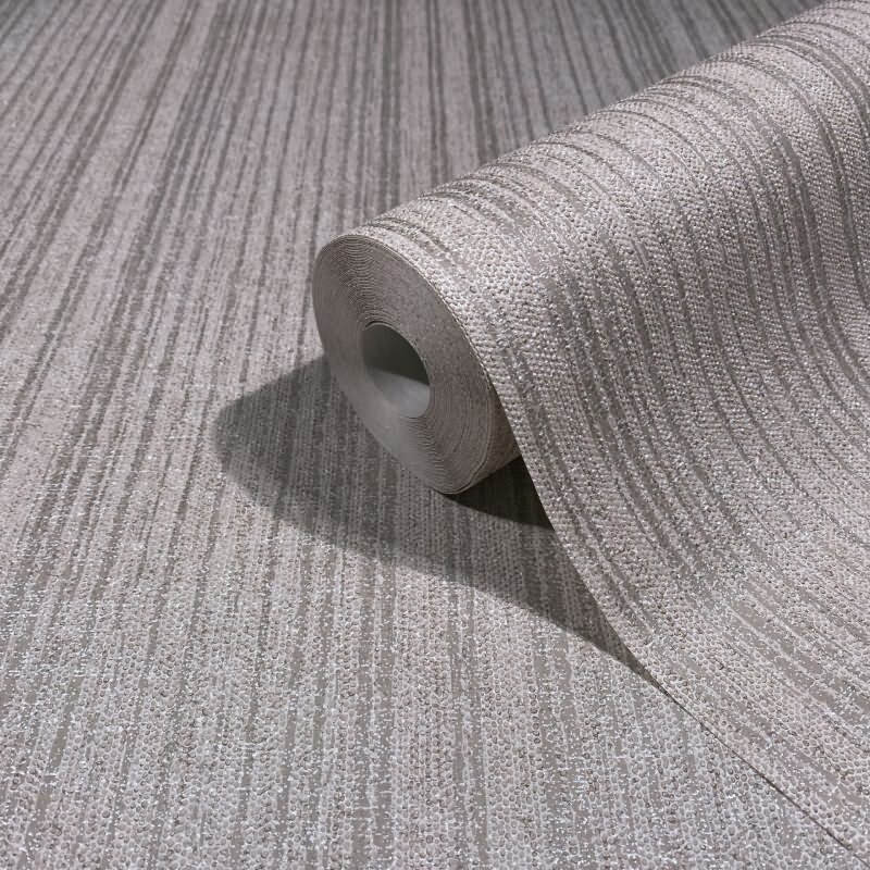 Vliestapete in Grau Streifen und Linien Tapete Streifen Klassisch für Wohnzimmer Schlafzimmer Küche (82444)