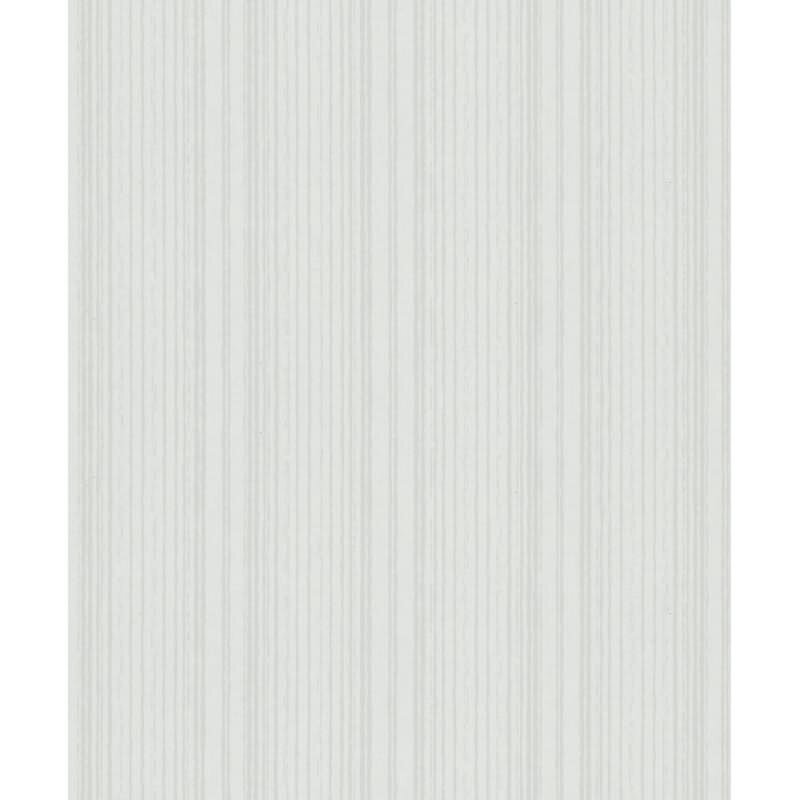 Vliestapete in Weiß Streifen und Linien Tapete Streifen Klassisch für Wohnzimmer Schlafzimmer Küche (82445)