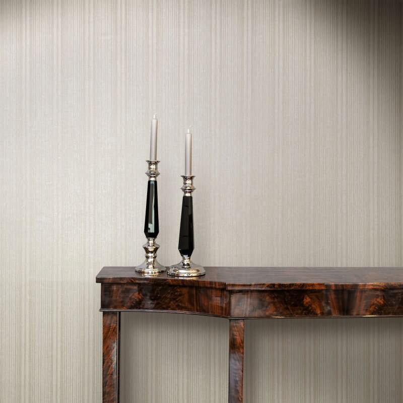 Vliestapete in Beige Streifen und Linien Tapete Streifen Klassisch für Wohnzimmer Schlafzimmer Küche (82446)