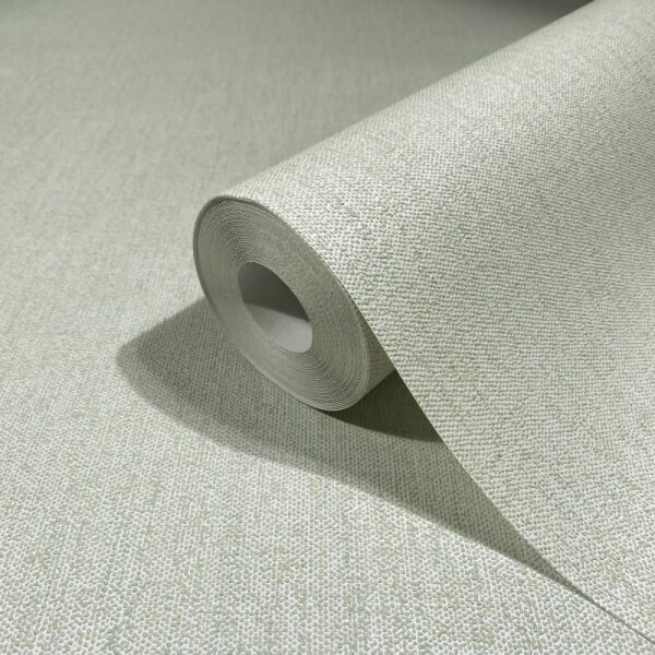 Vliestapete in Grün Leicht Strukturiert Uni Modern für Wohnzimmer Schlafzimmer Küche (82448)