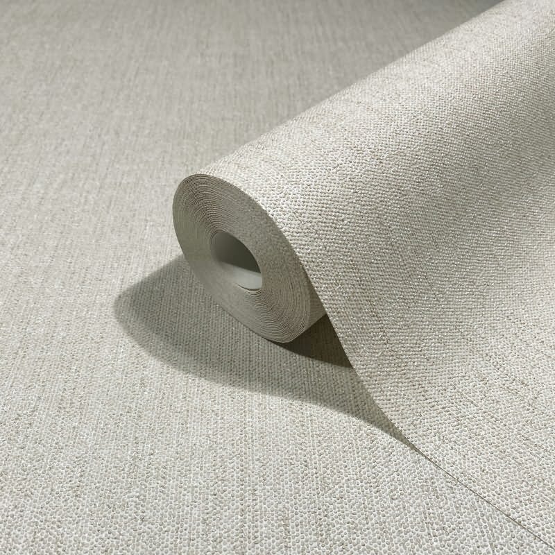 Vliestapete in Grau Leicht Strukturiert Uni Modern für Wohnzimmer Schlafzimmer Küche (82449)