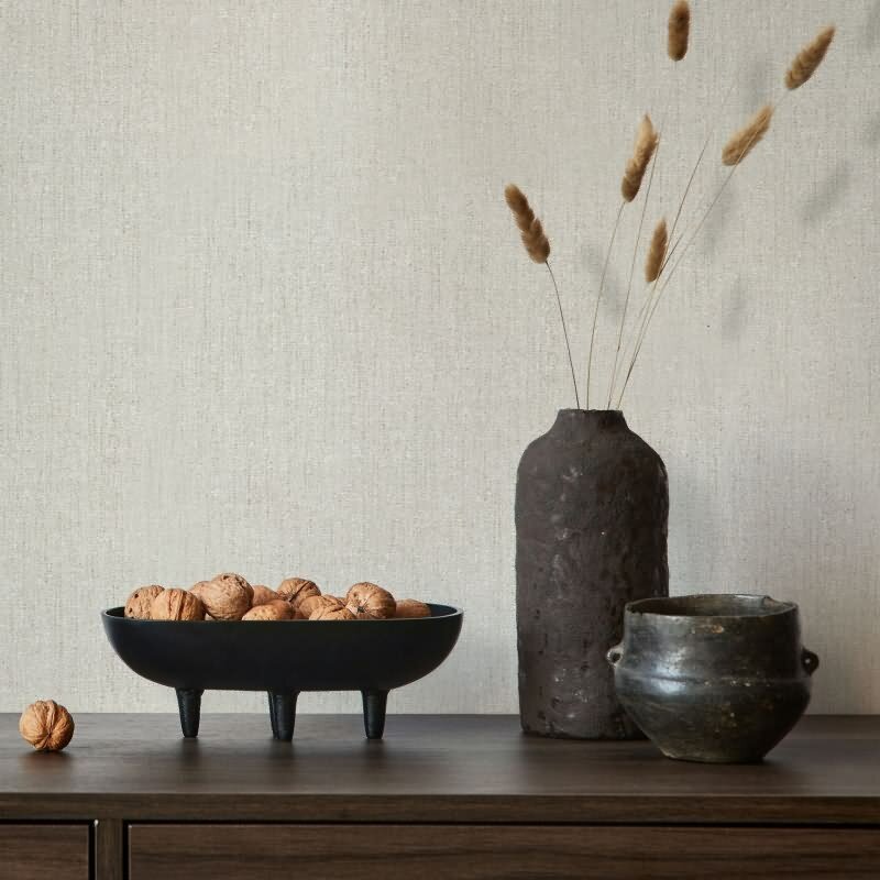 Vliestapete in Grau Leicht Strukturiert Uni Modern für Wohnzimmer Schlafzimmer Küche (82449)