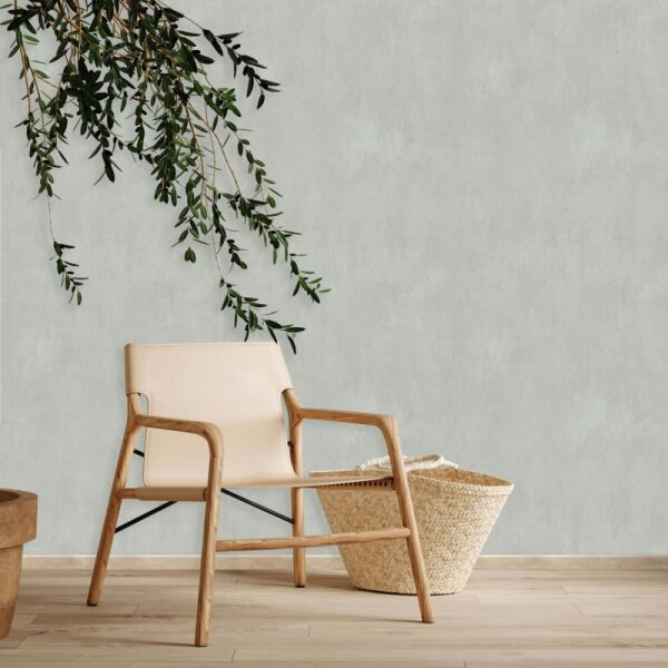 Vliestapete in Grau Betonoptik Used-Look Uni für Wohnzimmer Schlafzimmer Küche (82469)