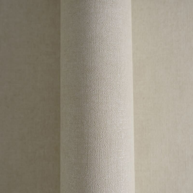 Struktur-Tapete Stoffoptik Hellbeige Vliestapete Leinenoptik (395654)