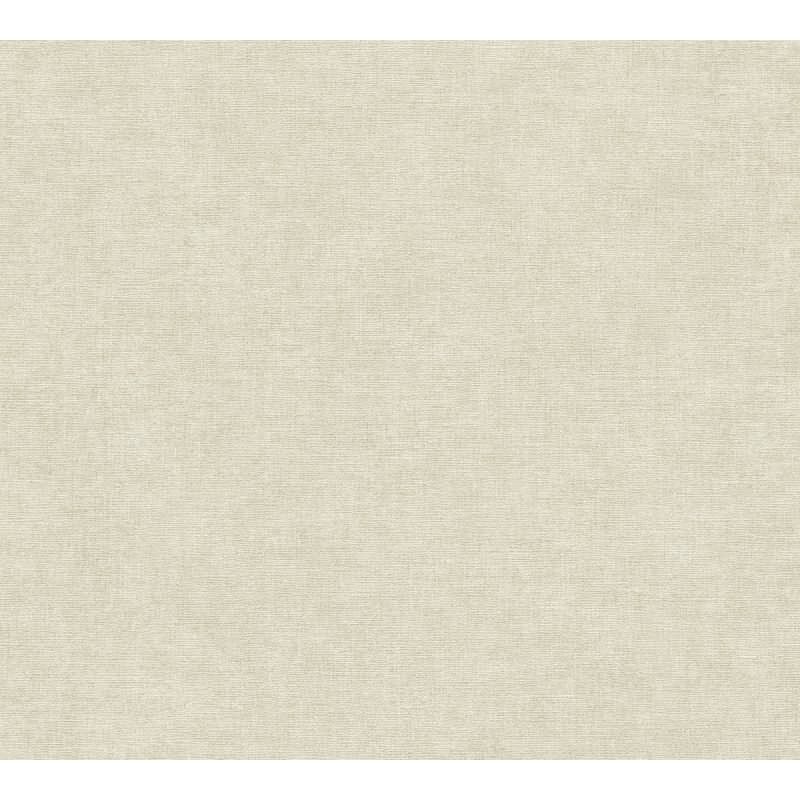 Struktur-Tapete Stoffoptik Hellbeige Vliestapete Leinenoptik (395654)