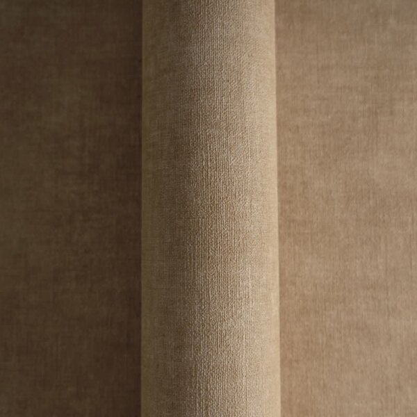 Unitapete Leinenoptik Hellbraun Einfarbige moderne Vliestapete (395657)