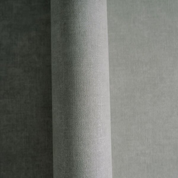 Unitapete Stoffoptik Salbeigrün Einfarbige Vliestapete mdoern (395658)