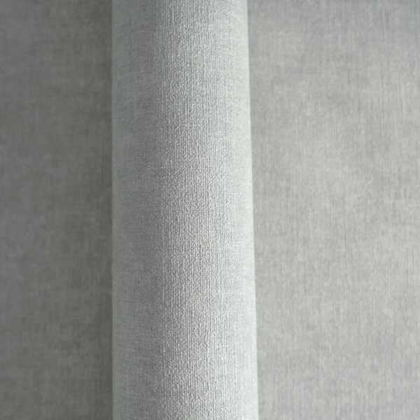 Uni-Tapete Leinenoptik Grau Einfarbige skandinavische Vliestapete (395659)