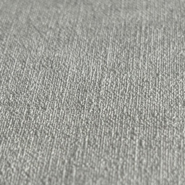 Uni-Tapete Leinenoptik Grau Einfarbige skandinavische Vliestapete (395659)