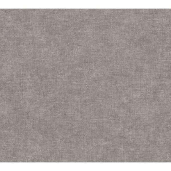 Uni-Tapete Stoffoptik Anthrazit Dunkle hochwertige moderne Vliestapete (395661)
